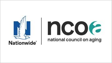 Logotipos de Nationwide y del Consejo Nacional para Adultos Mayores